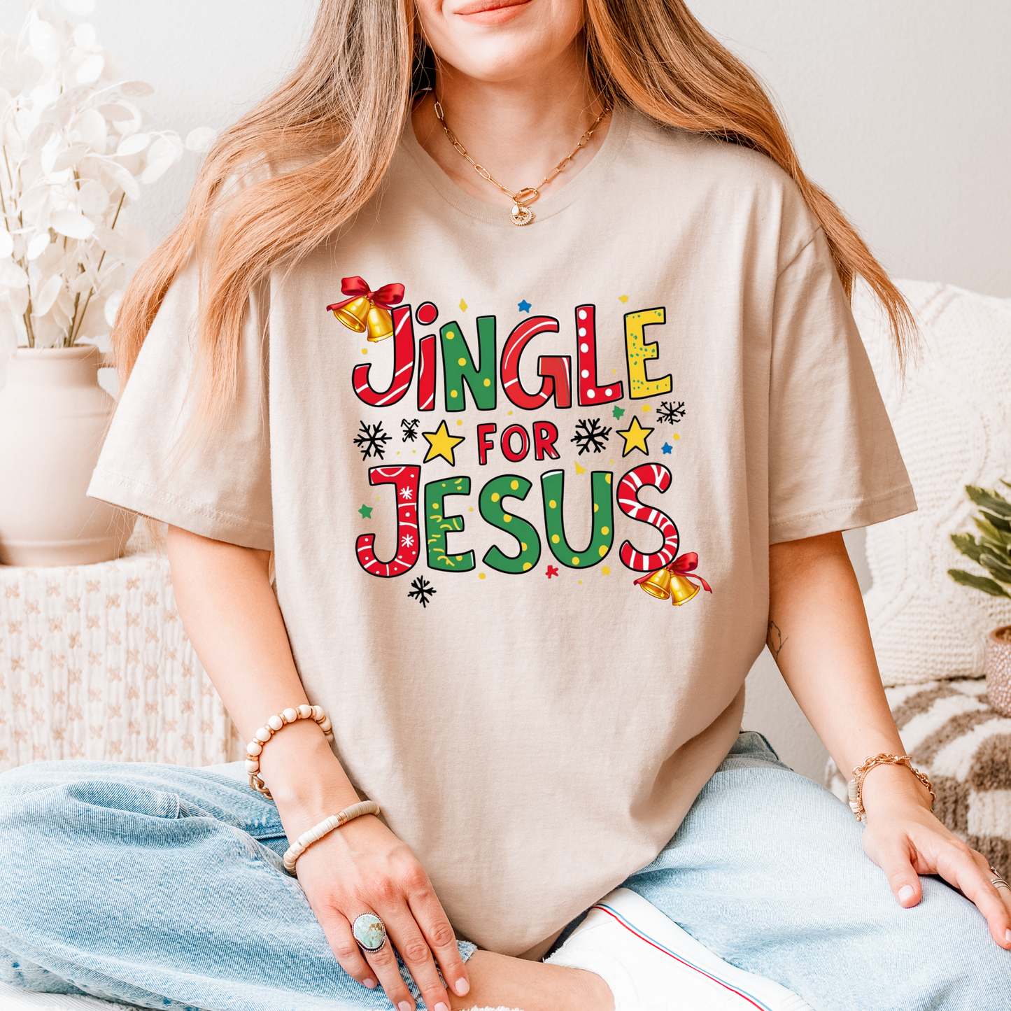 Jingle for Jesus Christmas Tee Adult