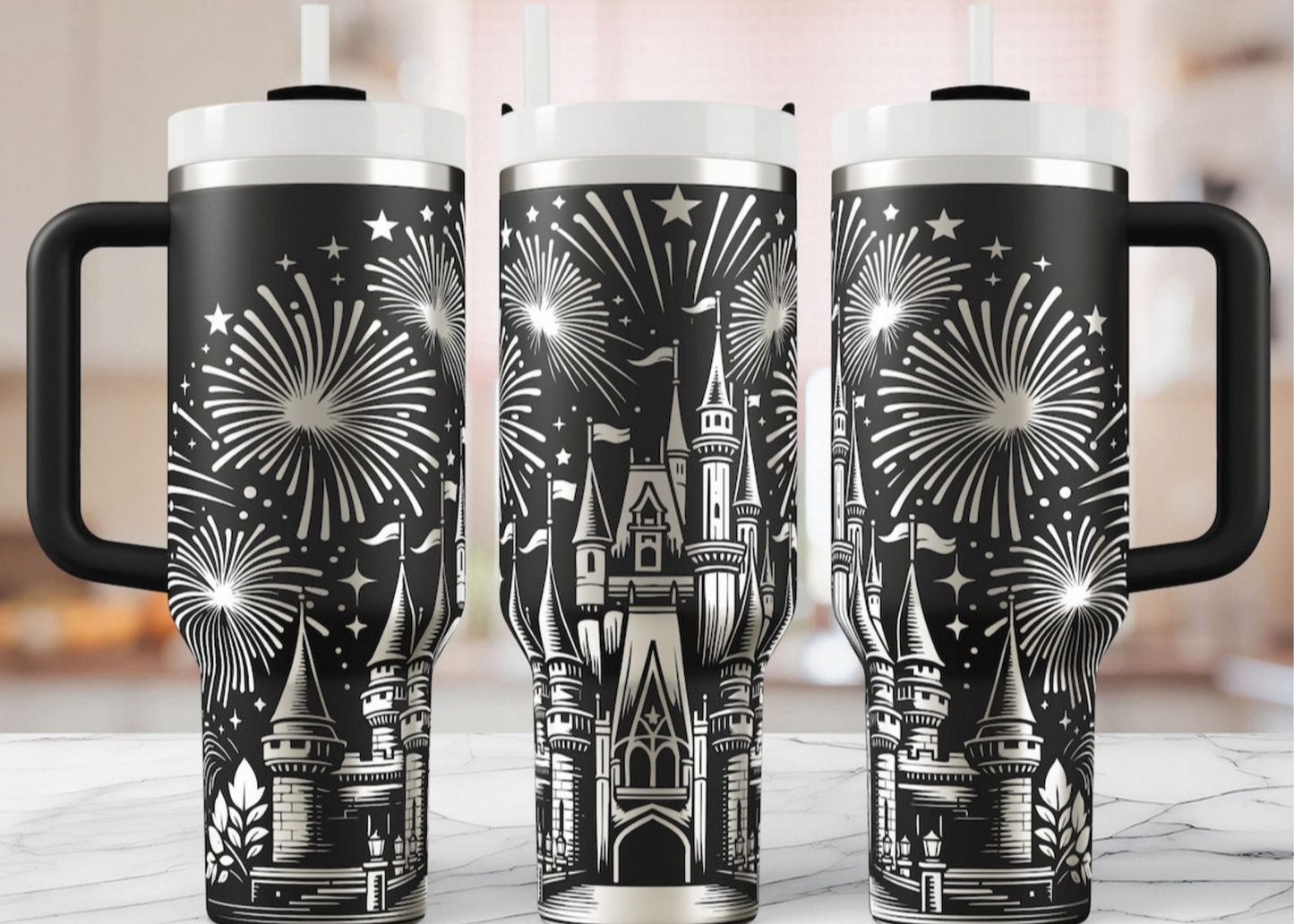 40 oz Laser Engraved Tumbler (Disney)