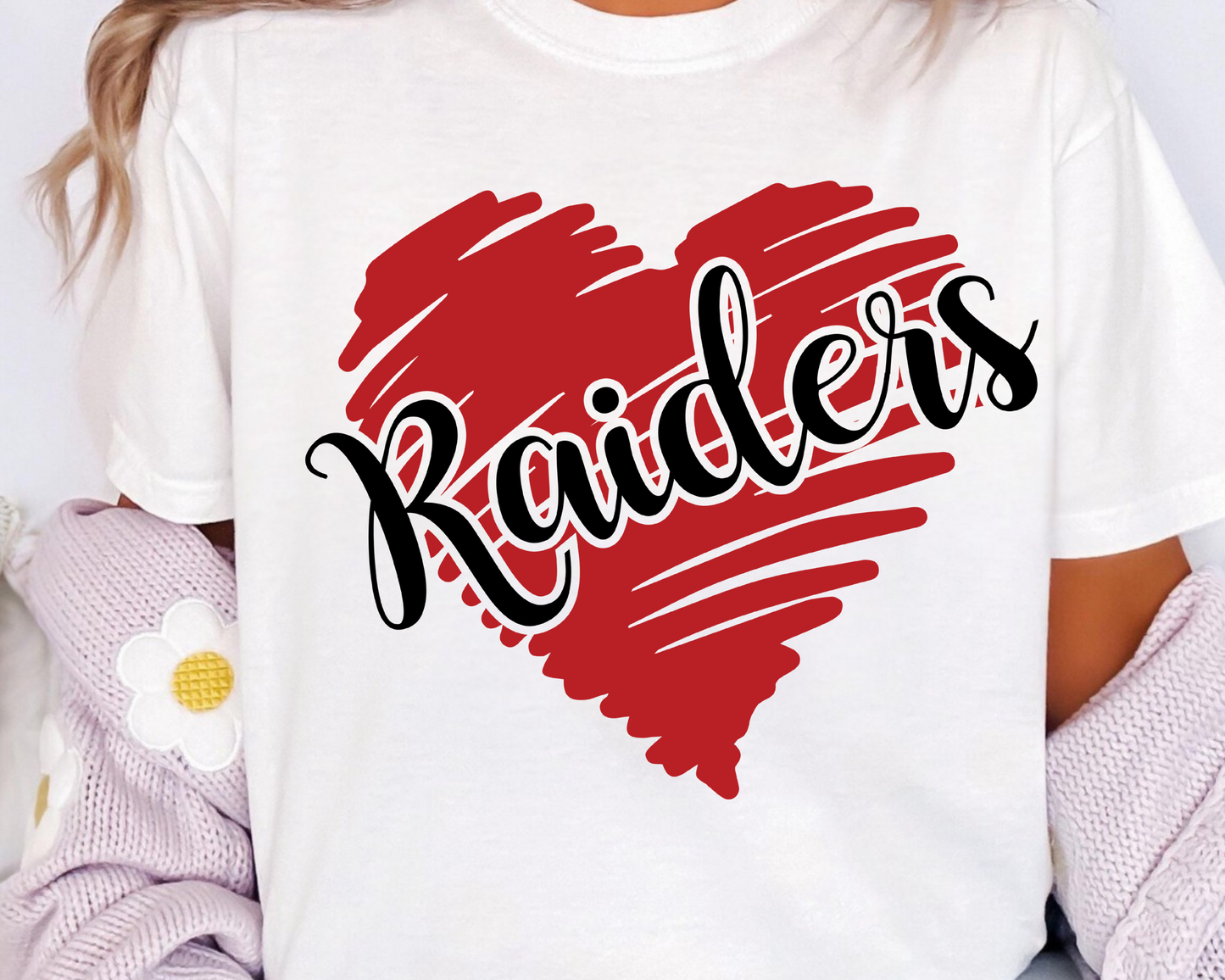 Raiders Heart (Glitter Option)