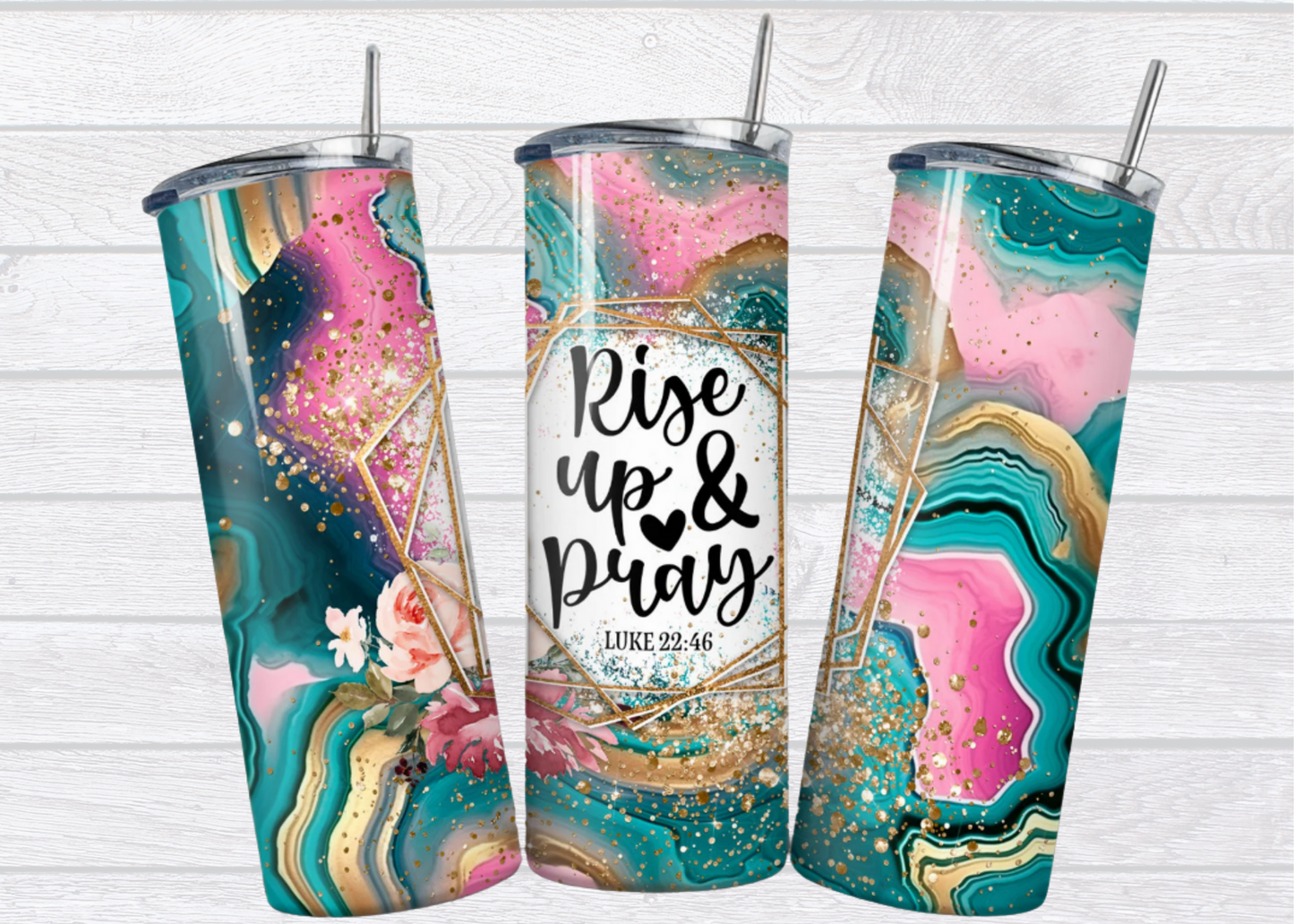 20 oz Tumbler (Rise Up and Pray)