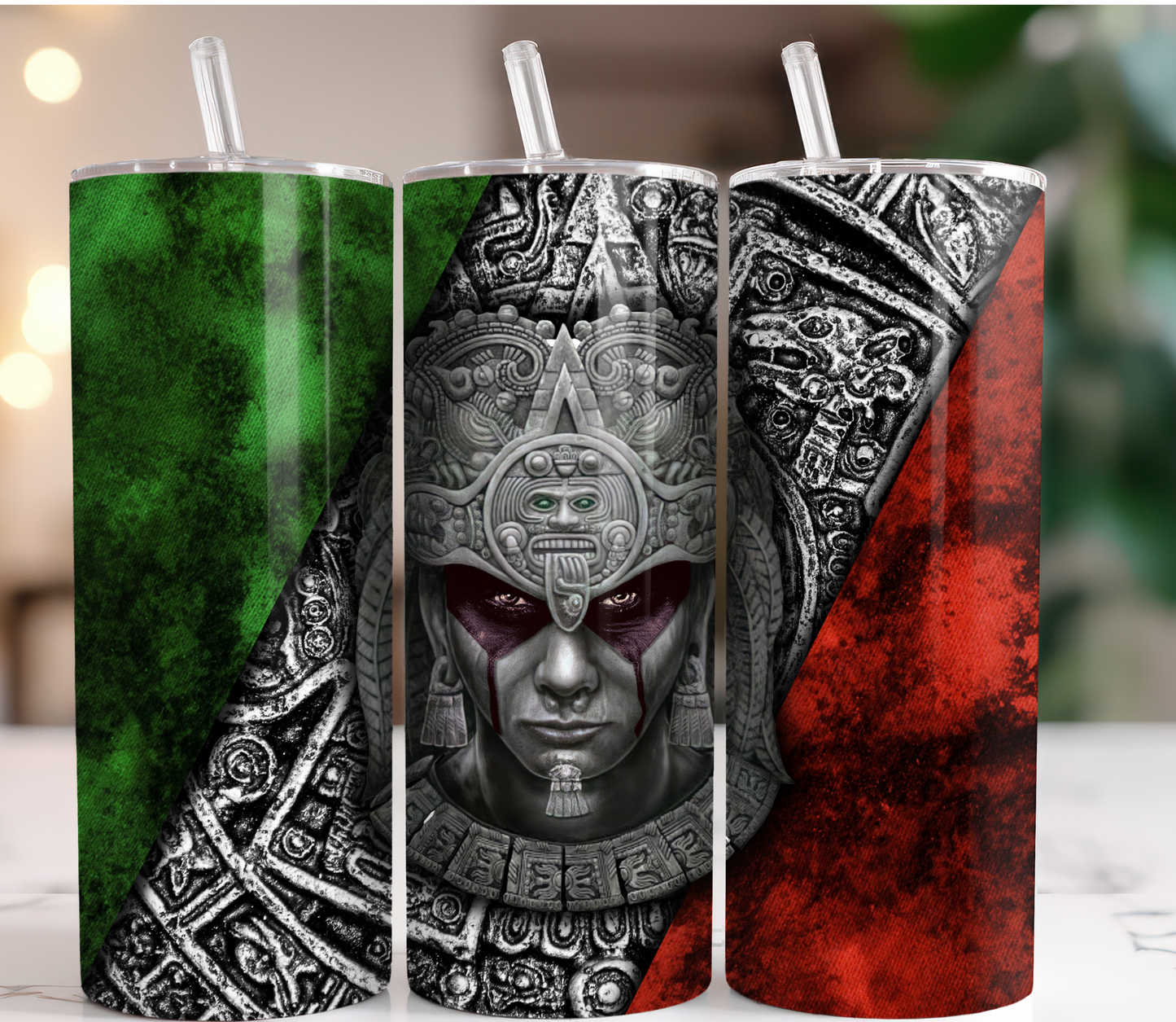 20 oz Tumbler Aztec 2