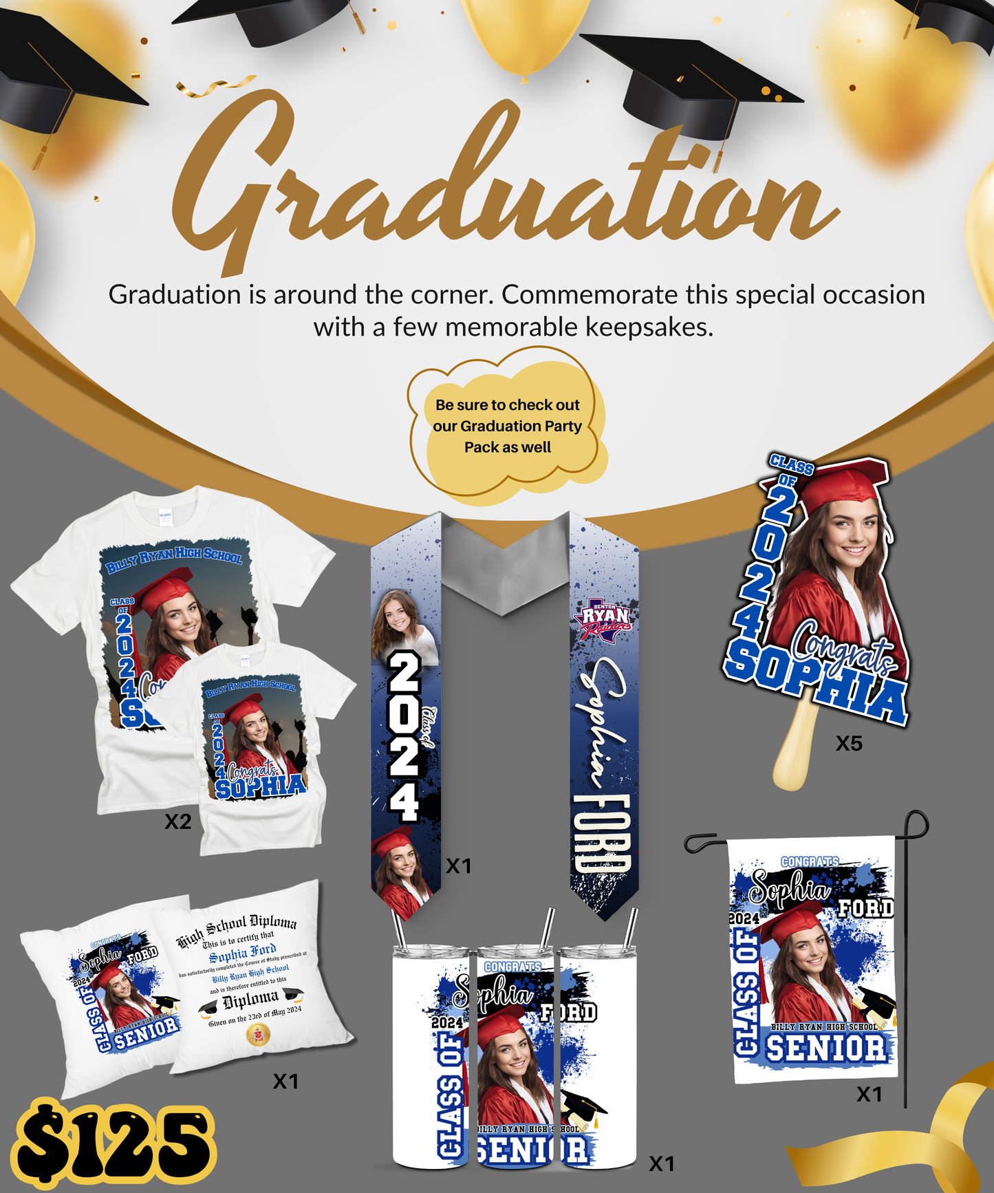 Graduation Party Packs