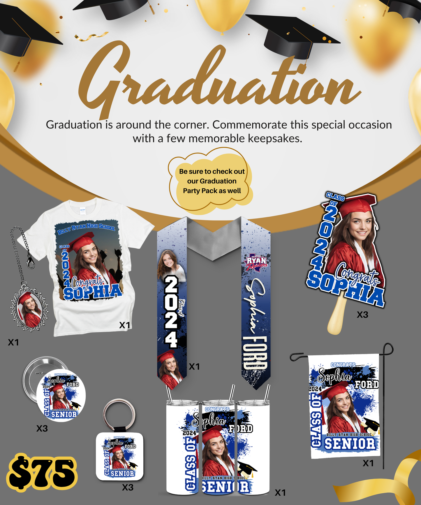 Graduation Party Packs