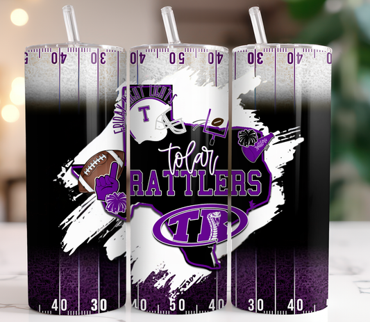 20 oz Tumbler Tolar Rattlers