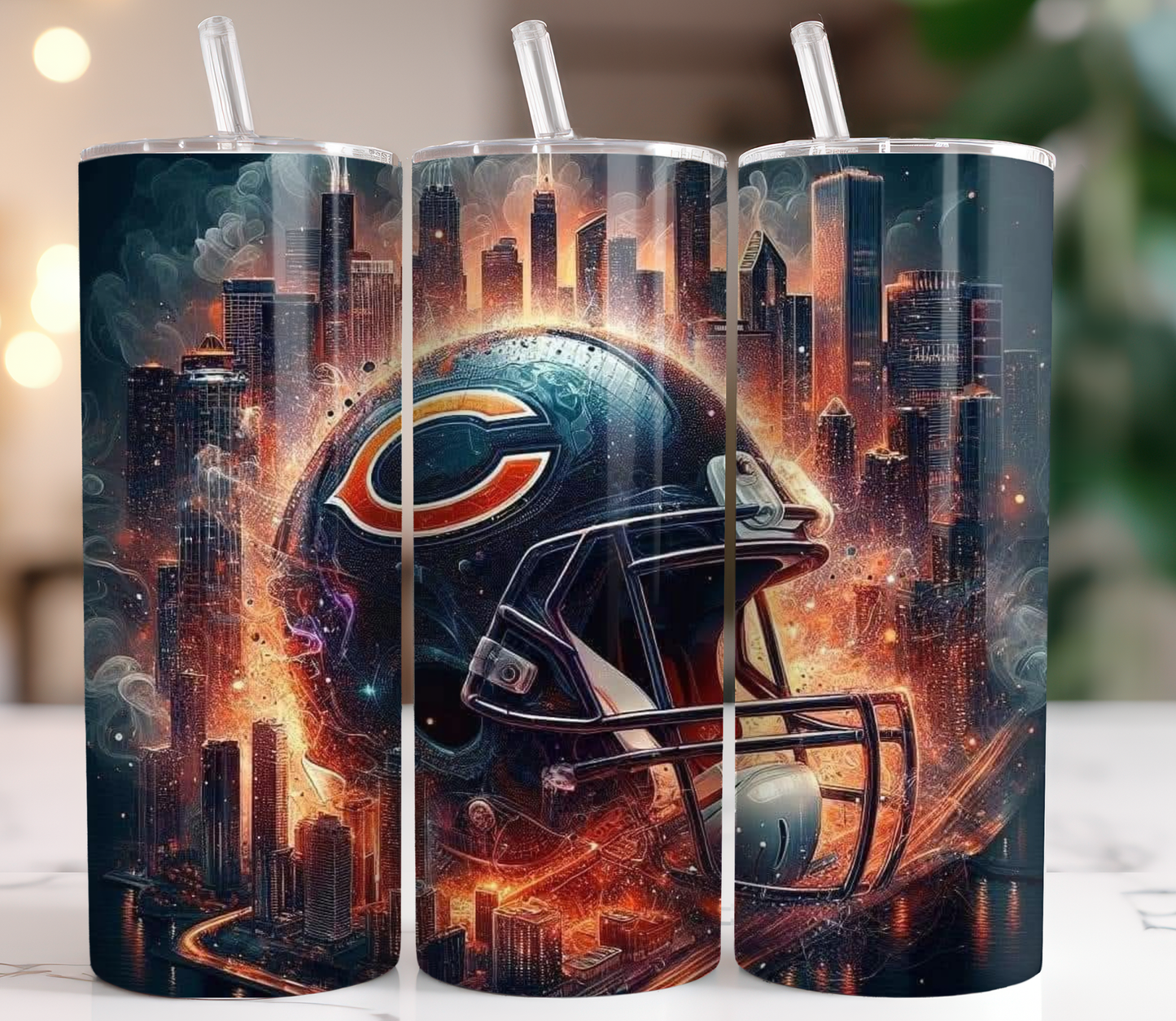 20 oz Tumbler Chicago Bears 1