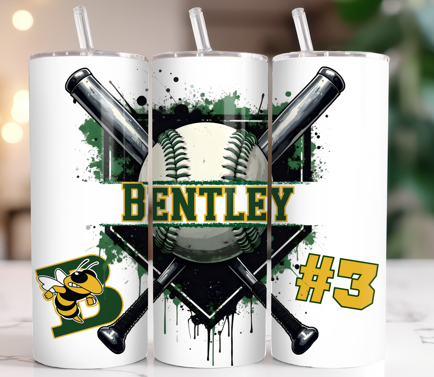20 oz Tumbler Baseball