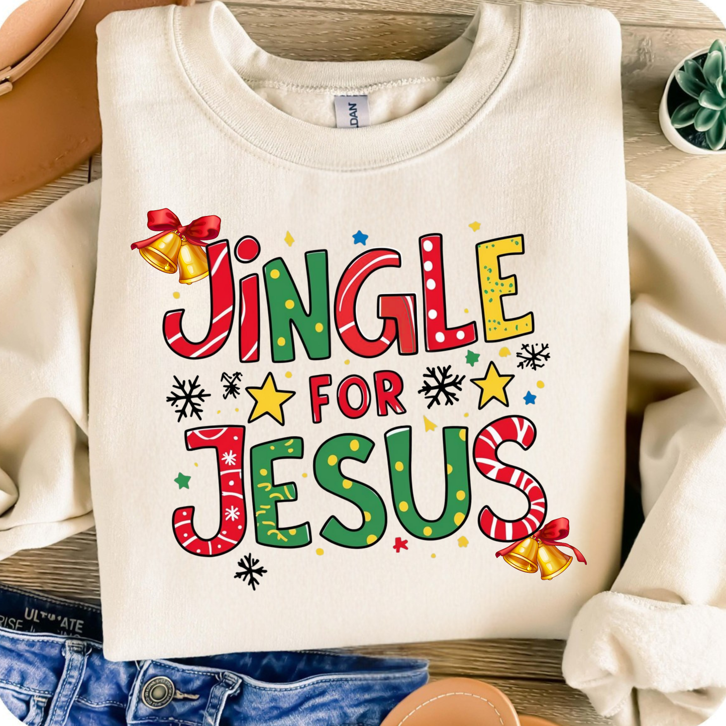 Jingle for Jesus Christmas Tee Adult