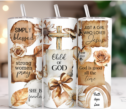 20 oz Tumbler Child of God