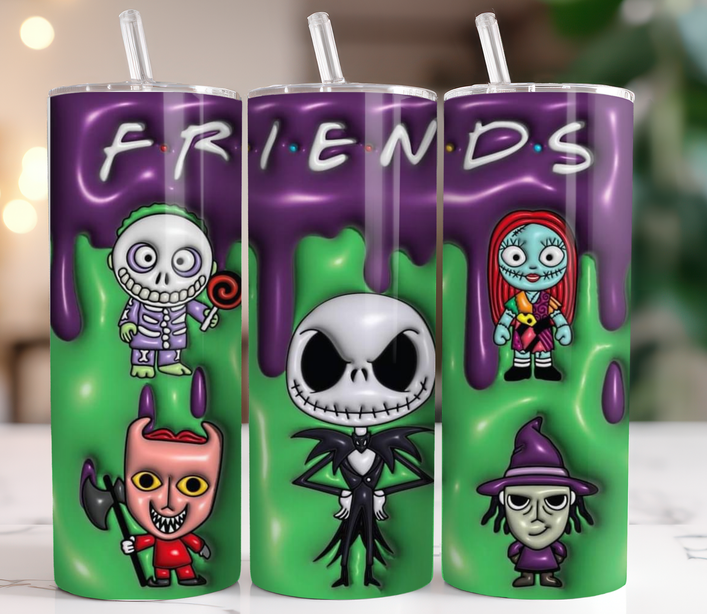 20 oz Tumbler Nightmare Before Christmas